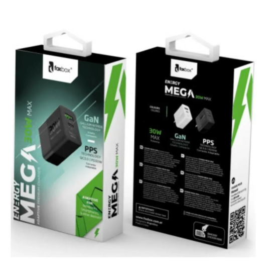 Cargador de Pared Foxbox Mega Blanco