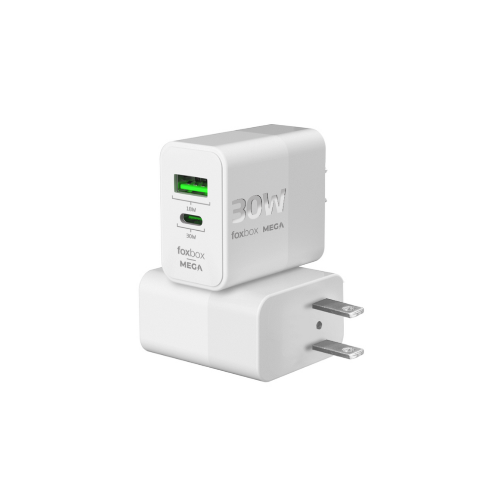 Cargador de Pared Foxbox Mega 30W con Cable Type C