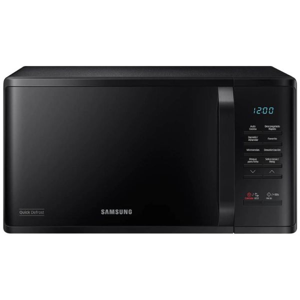 Microondas Samsung 23Lts con Quick Defrost Negro 220V 50Hz MS23K3513AK/ZS