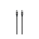 Cable FoxBox Round Pro 1.25 Metros Tipo C a Tipo C 3.25A Carga rápida Negro
