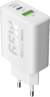 [FBCARGMEGABL] Cargador de Pared Foxbox Mega Blanco 